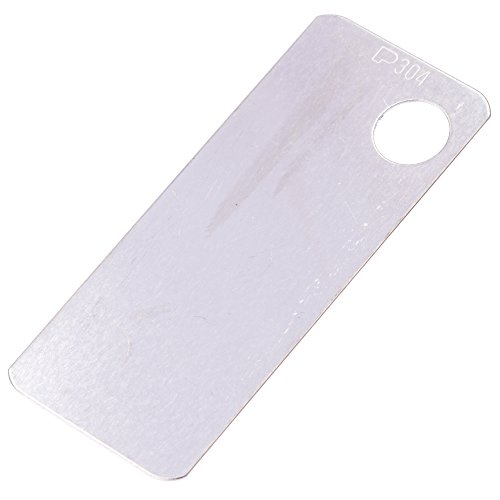 Panduit MT172-C Marker Tag, 316 Stainless Steel, Natural (100-Pack)