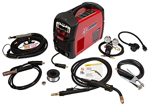 Firepower 1444-3200 Mst-200 3-In1 Mig, Stick, Tig Welding System, 200A, 120-230V, 3/8" Max, Tweco Fusion Mig Gun, Tig Torch, Victor Gf250 Regulator, Clamp, Power Adapter, Wire Spool, Electrode Holder #TOP9