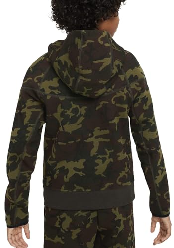 Nike Boys' Tech Fleece Camo Full-Zip Hooded Sweatshirt2