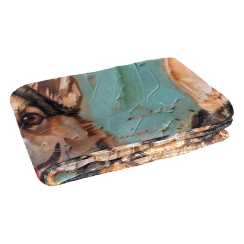 Couverture douce Two Happy Corgi pour des moments cocooning sur le canapé