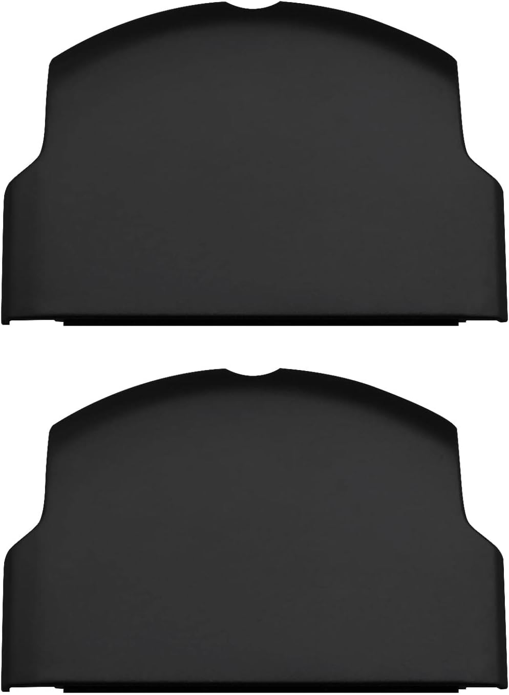 eMagTech 2PCS Replacement Battery Door Covers Cases Protectors Compatible with SONY PSP 2000 2003 2004 3000 3003 3004 Black Plastic Console Accessories