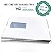 100 Envelopes with Laserprintable Windows, C5 = 229 x 162 mm, Printable With Laserprinters, White Business Envelopes, Peel and Seal