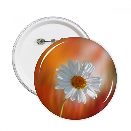 Badge bouton fleurs en lot de 5 pour customisation textile