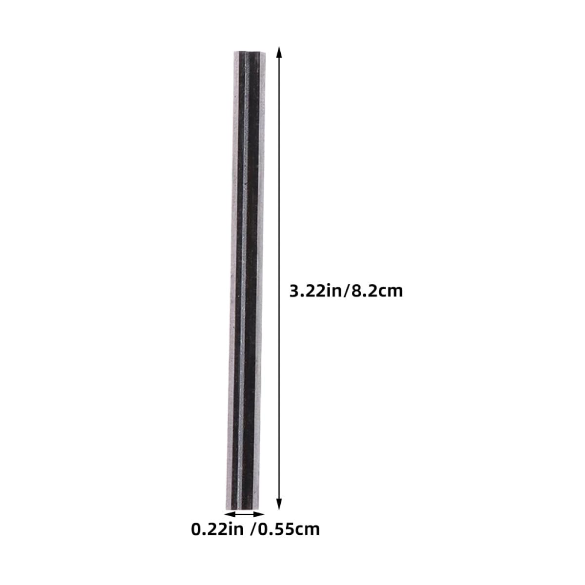 Juego de Cuchillas Reutilizables Mejora la Eficiencia Cepillado de Madera Blanda y Dura de 82 Mm Adecuado para y Construcción para Cepilladora de Aleación Dura