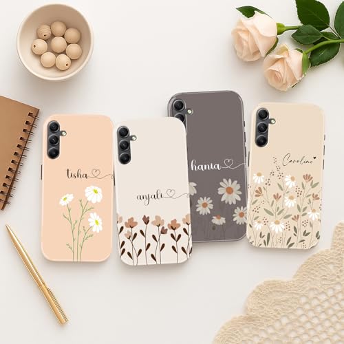 Image of COLORflow Back Cover Compatible with Samsung Galaxy A34 5G | Floral Family Customized | Glossy Armoured Bumper with Camera Protection Back Cover Compatible with Samsung Galaxy A34 5G
