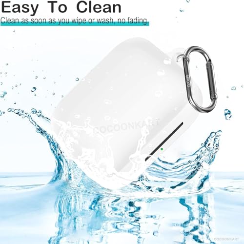 Image of Silicone Case Cover Compatible for OnePluss Buds 3 -White