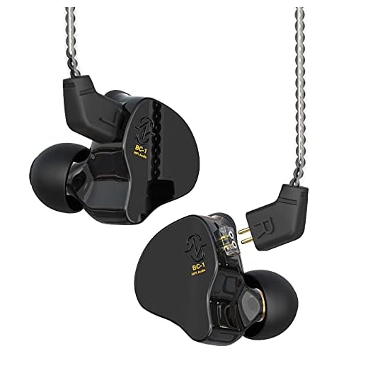 Yinyoo CCZ Melody In-Ear-Ear-Monitors Hybrid 1BA 1DD HiFi Auriculares con Cable, Deep Bass Lightweight In Ear Auriculares IEM para músico/Baterista/Bajista (Negro, sin micrófono)