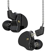 CCZ Melody KopfhörerYinyoo Hybrid 1ba 1DD HiFi in Ohrmonitoren, Deep Bass Leichtes In-Ear-Kopfhör...