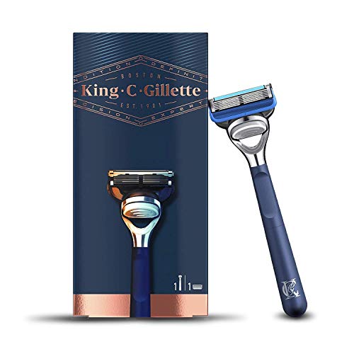 King C. Gillette Razor for Men, Shaving and Contours  1 Blade
