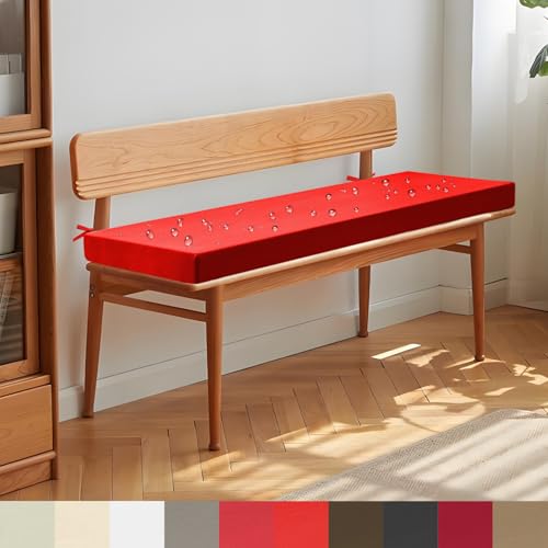 Kimgull �����z�c �N�b�V���� 160X40X8CM �����֎q �p�b�h �x���`�p �����O �V�[�g�X�c�[���}�b�g ���� ���O �h�� ���n �J�o�[���O���\ �X�g���b�v�Œ� �J���[3�N�₩�ȐԐF