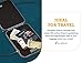 SnapSafe Treklite Key Lock Box - Polycarbonate Portable and Lightweight Gun Lock Box - With Keyed Lock and Foam Lining - Ideal for Travel, TSA Approved - XL, Black, 10 x 7 x 2 Inches