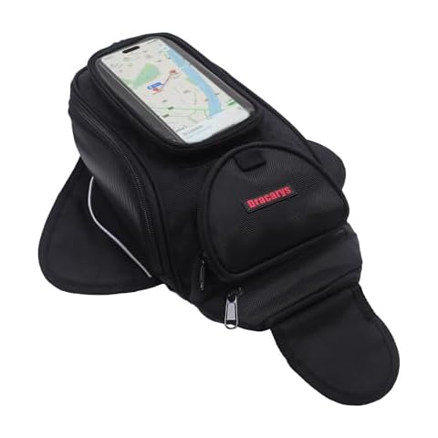 Dracarys Motorcycle Tank Bag - Oxford Saddle Black Motorbike Bag - Strong Magnetic Bag for Honda Yamaha Suzuki Kawasaki Harley Cover
