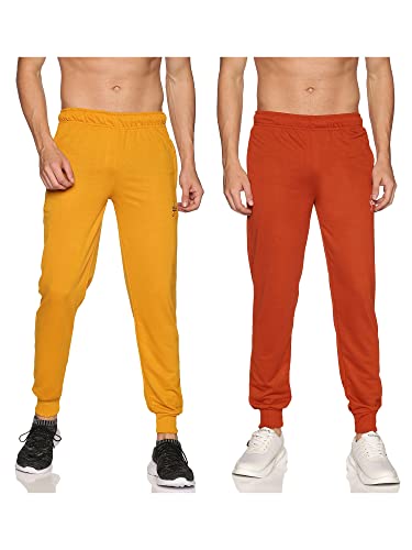 Image of YHA Regular fit Track Pants for Men (Pack of 2)