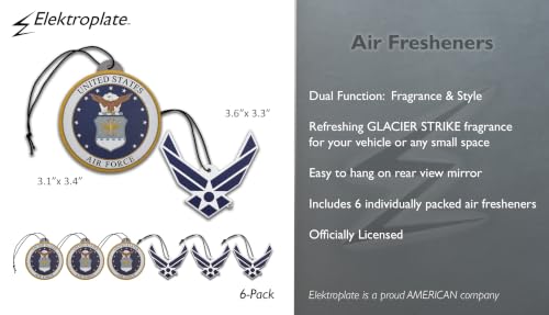 Image of Elektroplate US Air Force Car Air Freshener Variety 6-Pack