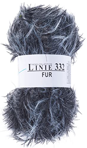 ONline Wolle Fur Linie 332 Strickwolle 50g 70m Nadelstärke 6-7 Ganzjährig Handwäsche 40°C Pullover Gr. 40 = 650g 55% Polyester 45% Polyamid Farbe 10