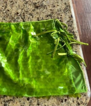 Women's Sparkly Sequin Mini Skirt Side Split Tie Up Sparkle Skirt Y2k 2000s Fashion Streetwear Party Summer4