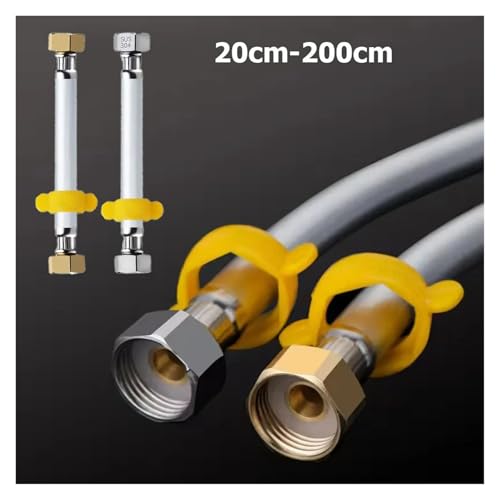 Conector flexible G1/2 de 80cm para el calentador del baño del hogar 3