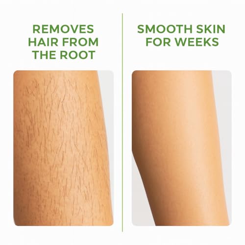 Image of Clarabelle Aloe Vera Hard Wax Beans | Painless Stripless Hair Removal for Women & Men | For Bikini Line, Upper Lips, Arms, Legs, Underarms & Full Body | Soothes Sensitive Skin (100g)