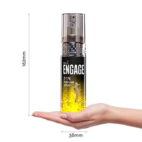 Image of Engage Yin Eau De Parfum, Perfume for Men, 90ml And M4 Perfume Spray For Men, 120ml
