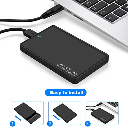 Caja Externa Type-C a SATA USB 3.0 para Disco 2.5" HDD/SSD miniatura 5