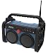 Soundmaster DAB85BL Stereo Baustellenradio Gartenradio Outdoorradio Digitalradio DAB+ UKW-RDS Bluetooth Li-Ion Akku IP44 Staub- und spritzwassergeschützt