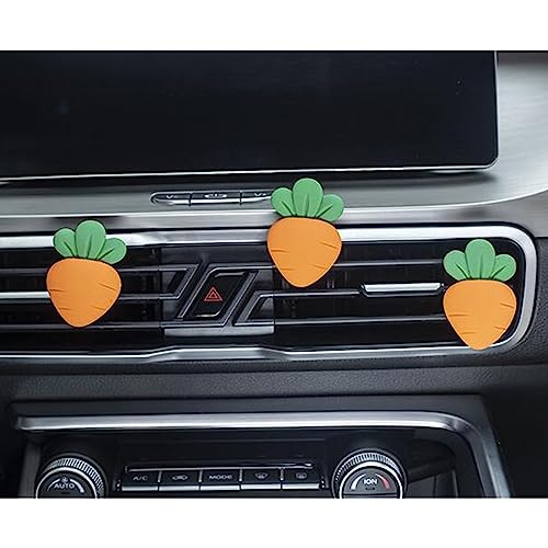 Image of 2 Pcs Strawberries Car Air Vent Clips Perfume Clip Car Decorative Clip,Carrots