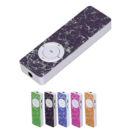 Bewinner Lecteur MP3, D'école pour Les Enfants HiFi Portable sans Perte de Son Lecteur de Musique MP3 Prise en Jusqu'à 64 Go de Carte Mémoire pour Les Sports en Cours