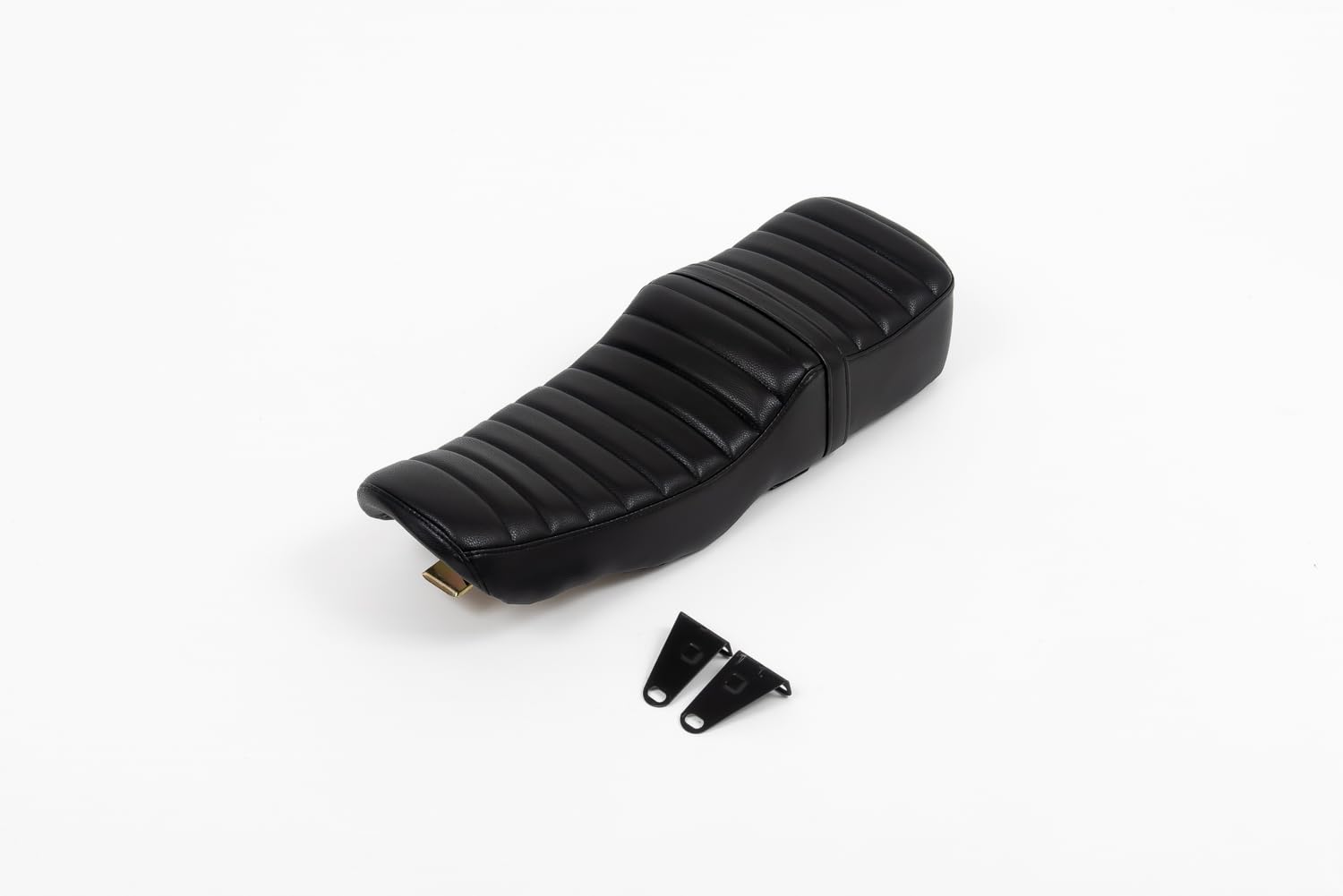 新ローダウンGN125 黒皮 タックロールシート ベルト付/あんこ抜き