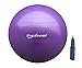 SUESPORT 1000lbs Static Strength Anti-Burst Exercise Ball Kit With Pump, Body Balance Ball, Yoga Ball, Exercise Stability Ball, 3-Size Available