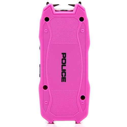 POLICE Stun Gun for Self Defense 1901 – High Voltage Mini Rechargeable with LED Flashlight,...