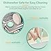 Breast Pump Parts Seal Replacement Compatible with Elvie - 4 Pack Food-Grade Silicone Diaphragms Spare Accessories Replacement Compatible with Elvie Wearable Breastfeeding Breast Pump