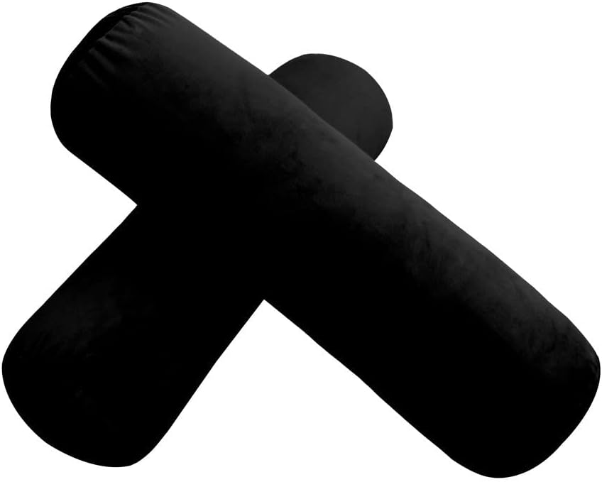 Prolinemax Style V2 Twin-XL Size Velvet Knife Edge Indoor Daybed Bolster Pillow Cushion Mattress Fitted Sheet |Cover ONLY| AD374