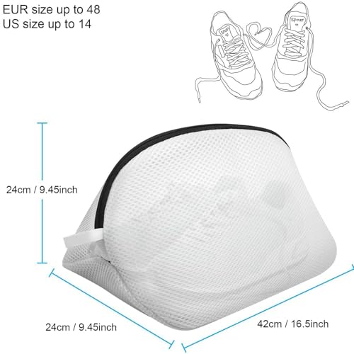 Bolsas de almacenamiento de malla con cremallera para guardar calcetines 6