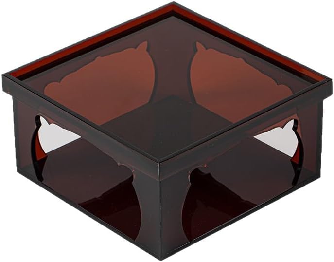 Luxury Japanese Acrylic Tea Set Display Stand，Zen Tea Ceremony Storage Rack, Tea Table Organizer for Living Room, Teaware Showcase, and Modern Home Decor