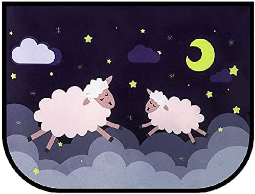 現品 Yiqqws車 網戸ネットカーテンカーサイドウィンドウカバーカーサンシェードかわいい羊漫画ユニバーサルuvプロテクター子供大人ペット用寒冷紗 小 日除け 現品 Yiqqws車 網戸ネットカーテンカーサイドウィンドウカバーカーサンシェードかわいい羊漫画ユニバーサルuvプロテクター子供大人ペット用寒冷紗 小 日除け