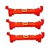 7 pcs Hanging Bubble Line Level for Building Trades, Engineering, Surveying, Metalworking and other Equipment Measure (Orange-Red - 7 Pack)