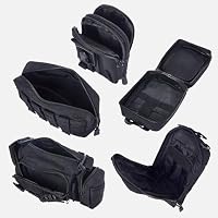 Refein Taktische Autositz Organizer, Rückenlehnenschutz mit 5 Abnehmbare Molle Tasche für Camping, Auto Organizer Rücksitz Wasserdicht für LKW Ford Jeep SUV Zubehör – Ansicht 8