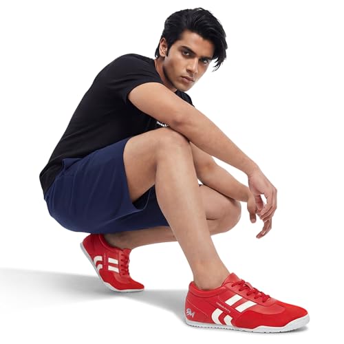Image of Neeman's The Urban Riffs Sneakers for Men | Comfortable and Lightweight Casual Lace Up Shoes for Boys | All Day Wear | Stylish and Trendy | Walking Sneakers