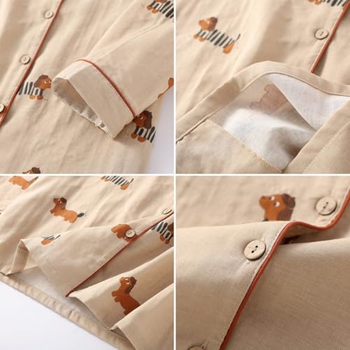Pyjama teckel coton confortable contre les nuits fraîches - 4
