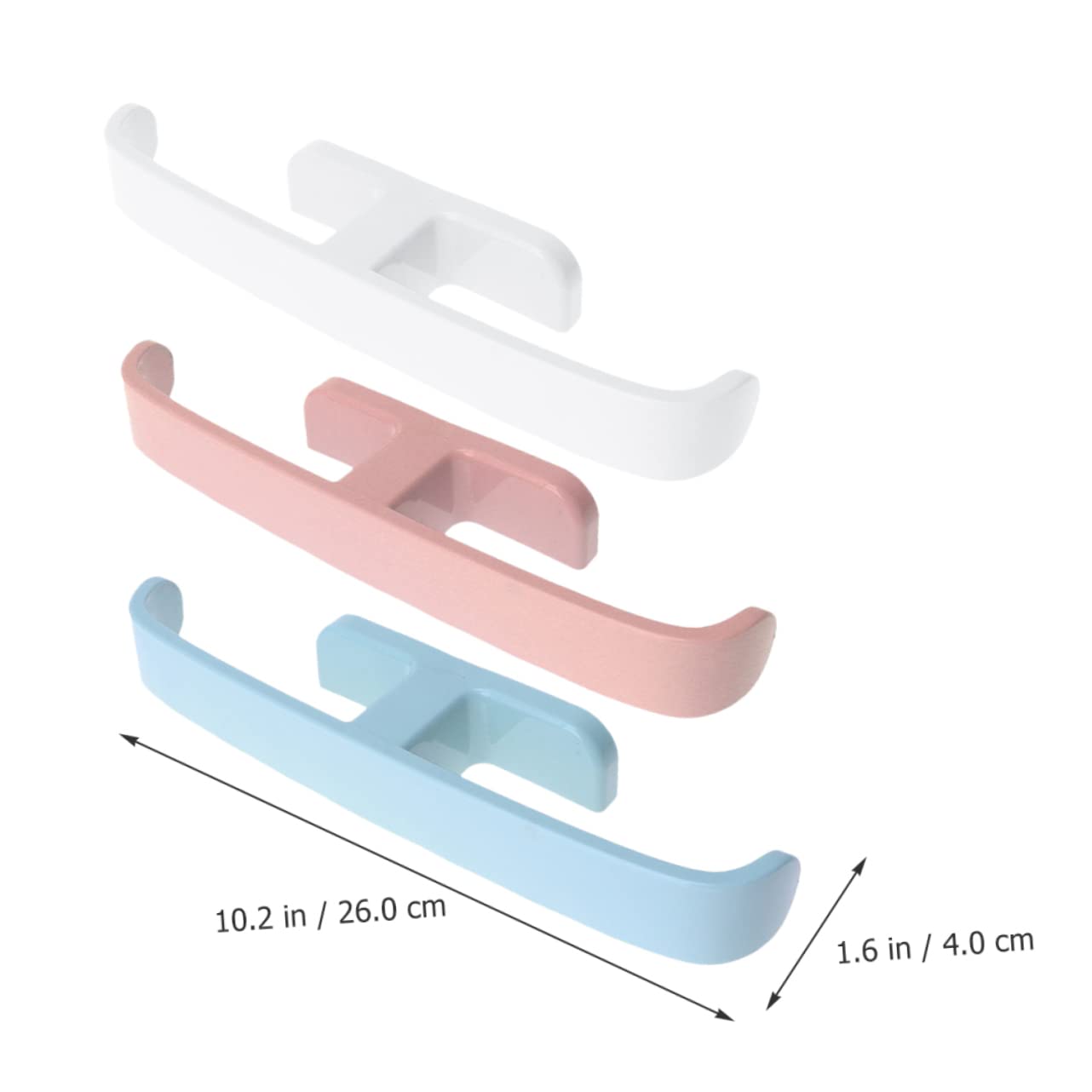 Vaguelly 9pcs Wall Mounted Slipper Storage Rack Nail Hanging Shoe Organizer for Bathroom Kitchen and Living and Slipper Holder