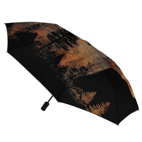 Parapluie pliant ours robuste contre le vent et les intempéries - 3
