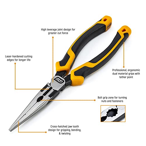 GEARWRENCH 6 Pc. Pitbull Dual Material Mixed Plier Set - 82204C thumbnail 4