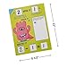 Fun Express Spin, Write & Show It Dry Erase Monsters Math Mats - 24 Pc