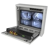 ✅ Toit et base pourvus de fentes pour l'échange thermique et profils pré-découpés pour le passage des câbles ; fond pourvu de fixation VESA 50 x 50, 75 x 75, 100 x 100 cm indiqué pour l'installation d'un écran