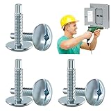 6Pcs Load Center Cover Replacement Screws Compatible with Square D S106 and Siemens ECTS2, Load Center Panel Screw for QO & Homeline, Murray Load Centers, Zinc Electrical Panel Screws