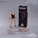 「AC」jiaodoll 1/6 男性 可動 アクションフィギュア シームレス 素体 ボディ ヘッドコネクタ 男性器 交換パーツ セット jok10-bs Bサンタン肌