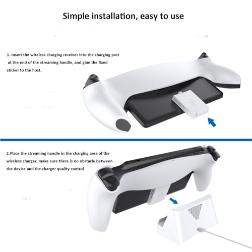 Stacja dokująca do konsoli Playstation Portal, przenośna podstawa do ładowania z adapterem USB typu C do portalu Ps