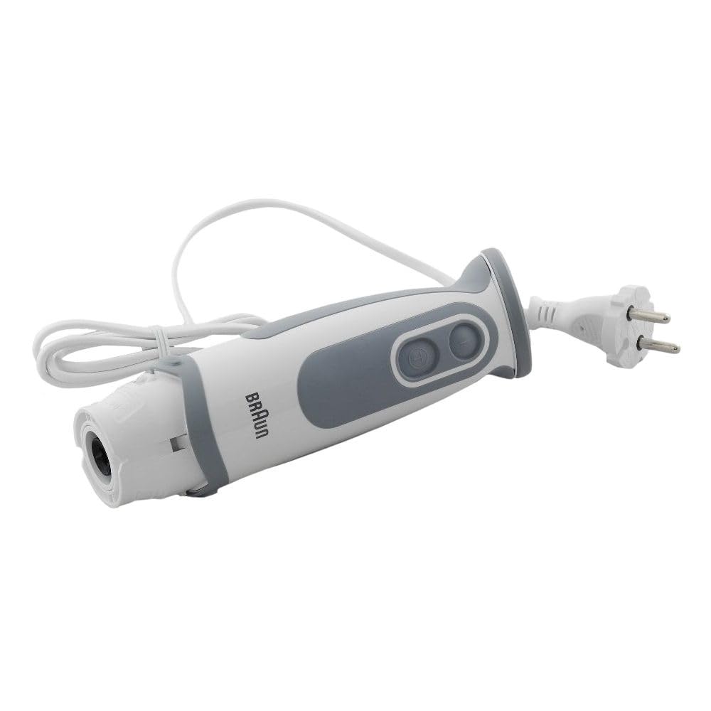 Groupe moteur pour Braun Multiquick et Minipimer MR 6500 Blanc/Gris