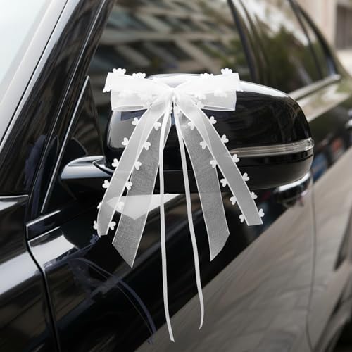 30 Stück Hochzeitsschleifen Fürs Auto Autoschleifen Hochzeit Auto Deko Schleifen Hochzeitsauto Deko Schleifen Hochzeitsschleifen Für Brautauto Geschenk Hochzeitsfeier