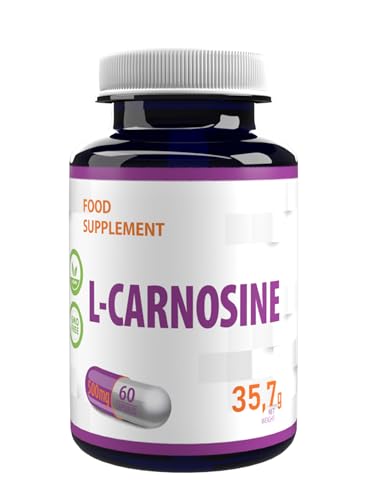 Hepatica L-Carnosine 500mg, 60 Vegan Capsules